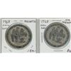 Image 1 : Lot of 2 1968 Regina Trade Dollars. Includes Small Date Magnetic & Small Date Non-Magnetic. Both Sca