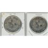 Image 2 : Lot of 2 1968 Regina Trade Dollars. Includes Small Date Magnetic & Small Date Non-Magnetic. Both Sca