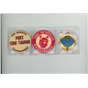 Image 1 : Lot of 3 Fort Qu'Appelle, Saskatchewan buttons & Sports medal