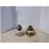 Image 1 : Glass Oil Lamp and 1 metal oil lamp (Kerosene)