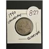 Image 1 : 1940 Canadian Quarter Silver