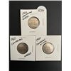 Image 1 : 3 1960 Canadian Nickels