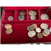 Image 2 : Coin collection and vintage jewerly box
