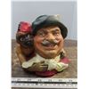 Image 4 : Vintage Chalkware - Man w/Monkey wearing a Fez