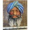 Image 1 : Vintage Chalkware - Turban Head Wrap Man