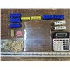 Image 1 : Coin Collecting supplies, Plastic Rollers & Solar Calculator