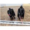 Image 3 : Star Wars Darth Vader Figures and Han Solo in Carbnonite