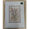 Image 1 : "Harebell" Picture In Frame - Medium Unknown-16"x12"