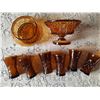 Image 1 : Amber Glass - Shot Glasses, Fairy Lamp Base, Dresser Jar