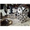 Image 3 : Candle Holders, Lucite Turtle, Log Planter