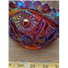 Image 4 : Vintage Red Indiana Glass Iridescent Bowl