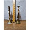 Image 1 : Set of Two Brass Candle Holders