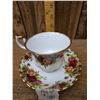 Image 2 : Royal Albert Cup and Saucer - Old Country Rose Pattern