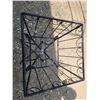 Image 3 : Black metal square plant stand - 30.5"H x12x12"