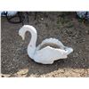 Image 1 : Large cement swan, garden planter - 24"x10" - heavy