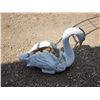 Image 3 : Large cement swan, garden planter - 24"x10" - heavy