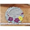 Image 1 : Garden "Welcome" plaque - 12" across
