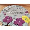Image 2 : Garden "Welcome" plaque - 12" across