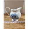 Image 1 : Vintage Johnson Bros. "Happy" porcelain pitcher