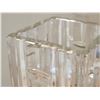 Image 3 : Tall crystal glass vase - 14"H - chip on top