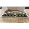 Image 3 : Antique Bocce ball set, w/ carring case - 29.5x8"