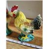 Image 3 : Pair of ceramic rooster and hen