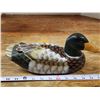 Image 2 : Hand painted wooden duck figurine