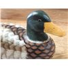 Image 4 : Hand painted wooden duck figurine