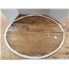 Image 3 : Antique oval beveled mirror - 31.5x25.5" - heavy