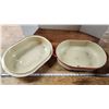 Image 2 : Vintage red and yellow enamel roasting pan