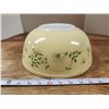Image 3 : 4Qt Vintage Pyrex yellow w/ green accents bowl