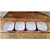 Image 2 : 4 Pyrex square bowls