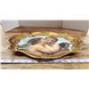 Image 2 : Victorian style gold trim tray - From Italy, plastic