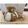 Image 1 : Vintage Slag glass hanging light fixture