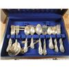 Image 2 : "Rogers" 1847 cutlery set, in wooden case - very nice