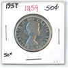 Image 1 : 1957 Canadian Silver half-dollar