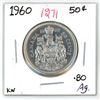 Image 1 : 1960 Canadian Half-dollar Silver(KW- .80 Ag)