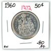 Image 1 : 1960 Canadian Half-dollar Silver(KW- .80 Ag)