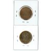 Image 2 : Lot of 2 (1910-2010 rough ridles and 2011 Parks (UNC. MS Quality) Canadian loonies