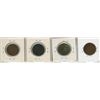 Image 2 : Lot of 4 (1911,1913,1917 and 1918) Canadian Large Pennies