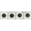 Image 1 : Lot of 4 (1901-03 and 1905) Canadian Large Pennies
