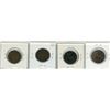 Image 2 : Lot of 4 (1901-03 and 1905) Canadian Large Pennies