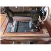 Image 1 : antique vintage raymond sewing maching table