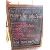 Image 1 : 18x23" black board