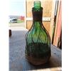 Image 1 : unique green glass bottle