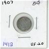 Image 1 : 1907 Canadian 5 cents; VF-20, Silver