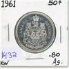 Image 1 : 1961 Canadian 50 cents; Silver