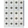 Image 2 : Page of 20 Canadian 5 cent coins; various years