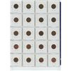 Image 2 : Page of 20 Canadian 1 cent coins; various years