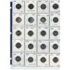 Image 1 : Page of 20 Canadian 25 cent coins; various years